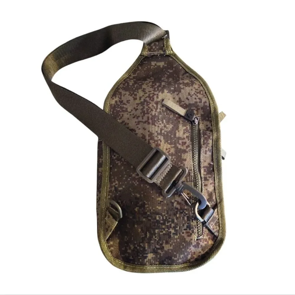 True Religion Yeta Green Camo Skater Crossbody Sling Bag NWOT‎